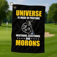 Funny Astronomy Uranus Astronomer Astrophysics Golf Towel