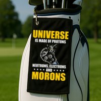 Funny Astronomy Uranus Astronomer Astrophysics Golf Towel