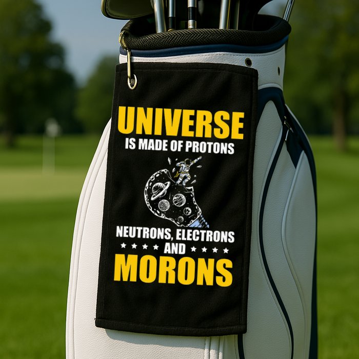 Funny Astronomy Uranus Astronomer Astrophysics Golf Towel