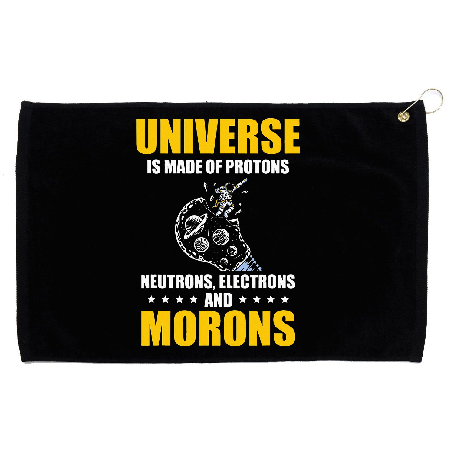 Funny Astronomy Uranus Astronomer Astrophysics Grommeted Golf Towel