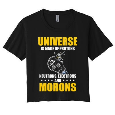 Funny Astronomy Uranus Astronomer Astrophysics Crop Top