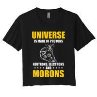 Funny Astronomy Uranus Astronomer Astrophysics Women's Crop Top Tee