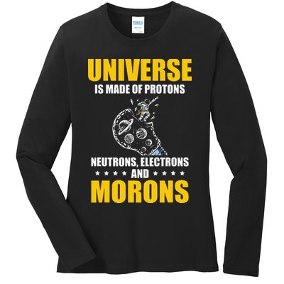 Funny Astronomy Uranus Astronomer Astrophysics Ladies Long Sleeve Shirt