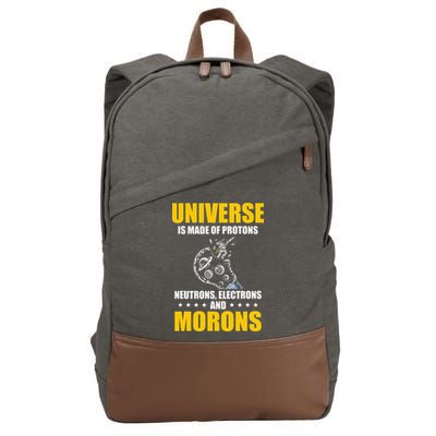 Funny Astronomy Uranus Astronomer Astrophysics Cotton Canvas Backpack