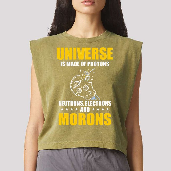 Funny Astronomy Uranus Astronomer Astrophysics Garment-Dyed Women's Muscle Tee