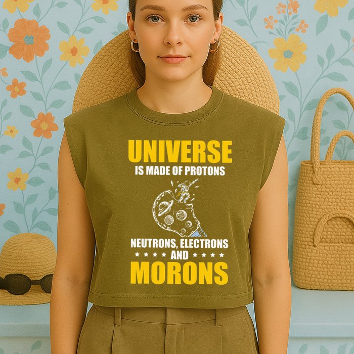 Funny Astronomy Uranus Astronomer Astrophysics Garment-Dyed Women's Muscle Tee