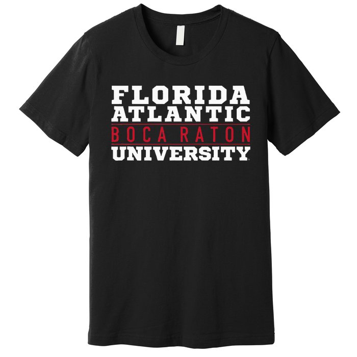 Florida Atlantic University Fau Owls Between The Lines Premium T-Shirt