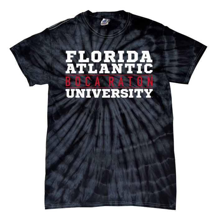 Florida Atlantic University Fau Owls Between The Lines Tie-Dye T-Shirt