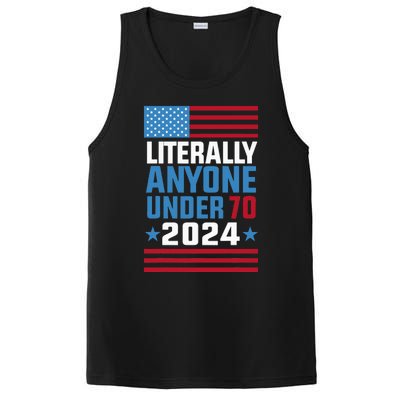 Funny Anyone Under 70 For 2024 President Election 2024 PosiCharge Competitor Tank