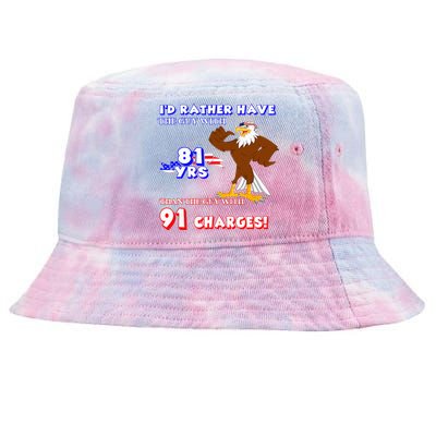 Funny American Usa Political Election 2024 Pro Joe Biden Tie-Dyed Bucket Hat