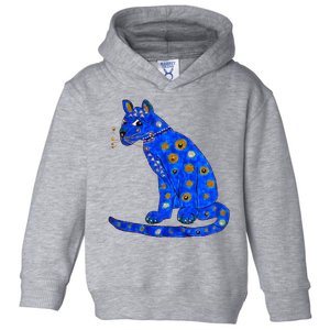 Funny ABBA Ugly Blue Cat Toddler Hoodie