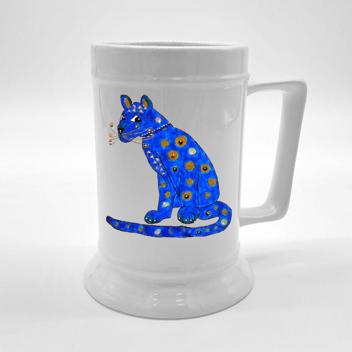 Funny ABBA Ugly Blue Cat Beer Stein