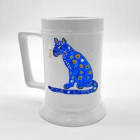 Funny ABBA Ugly Blue Cat Beer Stein