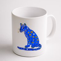 Funny ABBA Ugly Blue Cat Coffee Mug