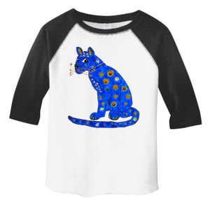 Funny ABBA Ugly Blue Cat Toddler Fine Jersey T-Shirt