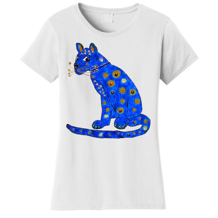 Funny ABBA Ugly Blue Cat Women's T-Shirt