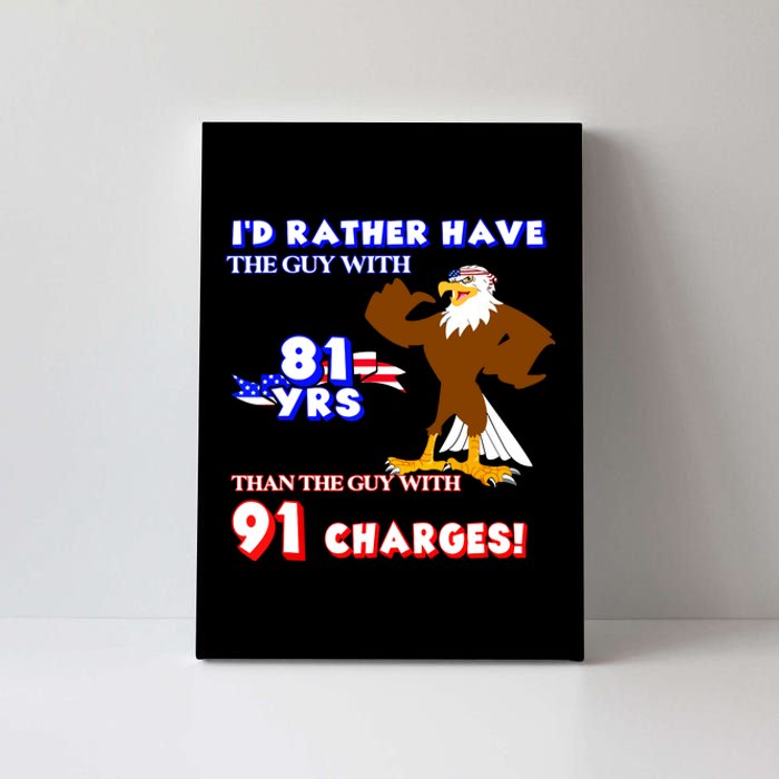 Funny American Usa Political Election 2024 Pro Joe Biden Canvas