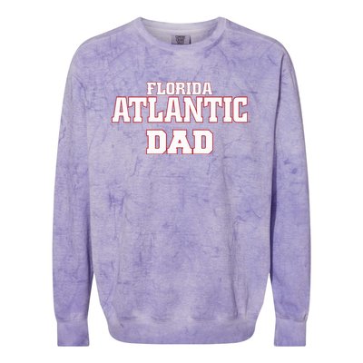 Florida Atlantic University FAU Owls Dad Colorblast Crewneck Sweatshirt