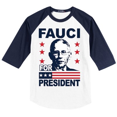 Fauci For President Baseball Sleeve Shirt