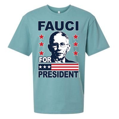 Fauci For President Sueded Cloud Jersey T-Shirt