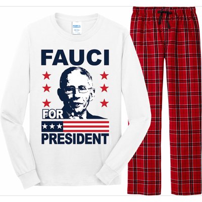 Fauci For President Long Sleeve Pajama Set