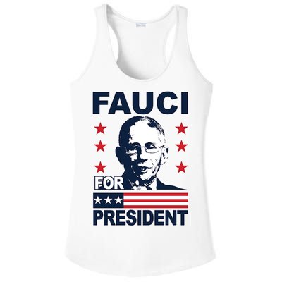 Fauci For President Ladies PosiCharge Competitor Racerback Tank