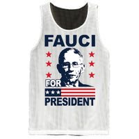 Fauci For President Mesh Reversible Basketball Jersey Tank