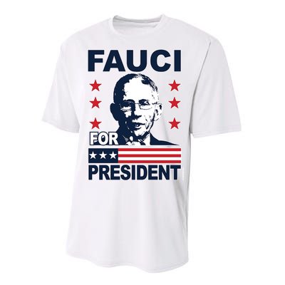 Fauci For President Performance Sprint T-Shirt