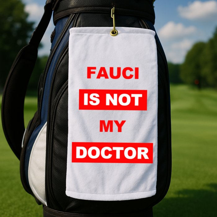 Fauci Is Not My Doctor Golf Towel