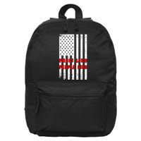 Fauci Lied People Died American Flag 16 in Basic Backpack