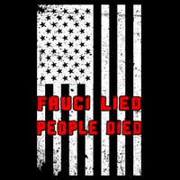Fauci Lied People Died American Flag 16 in Basic Backpack