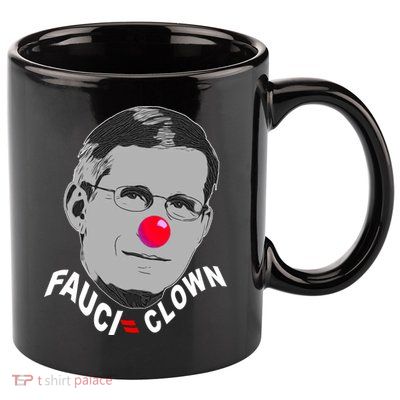 Fauci The Clown 11oz C Handle Ceramic Mug