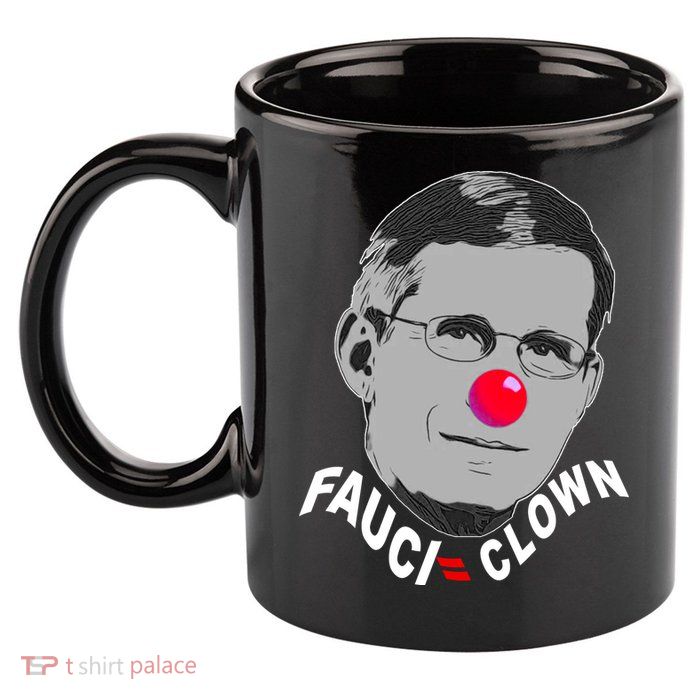 Fauci The Clown 11oz C Handle Ceramic Mug