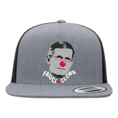 Fauci The Clown Flat Bill Trucker Hat