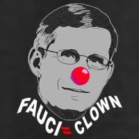 Fauci The Clown Golf Towel
