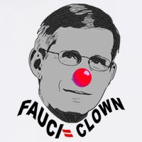 Fauci The Clown Garment-Dyed Sweatshirt