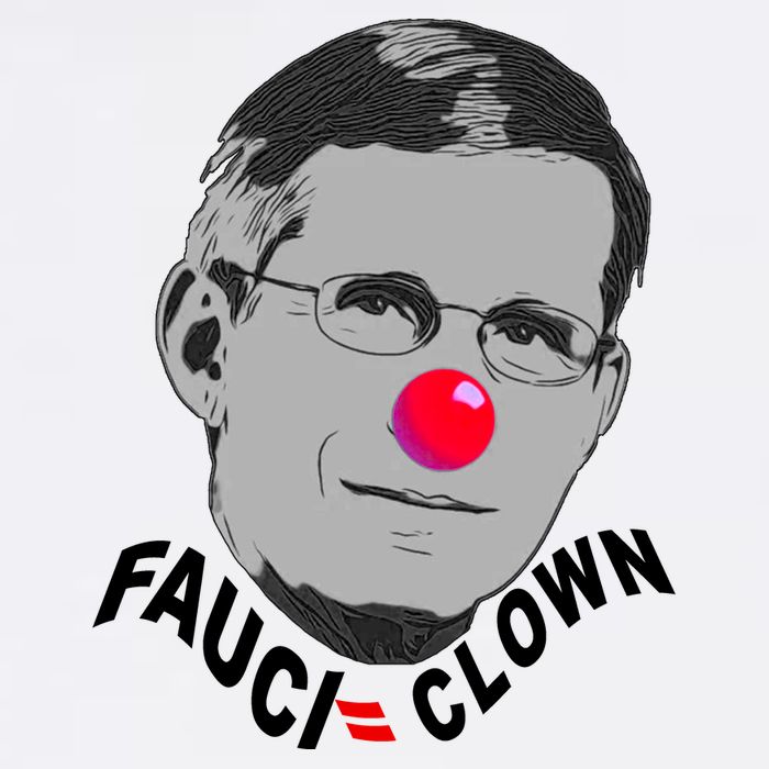 Fauci The Clown Garment-Dyed Sweatshirt