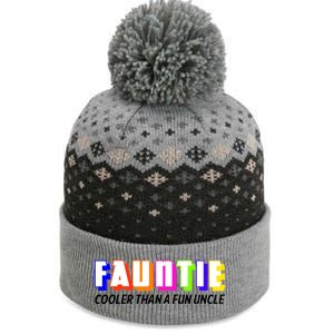 Fauntie Cooler Than a Fun Uncle Funcle Auntie The Baniff Cuffed Pom Beanie