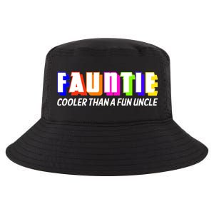 Fauntie Cooler Than a Fun Uncle Funcle Auntie Cool Comfort Performance Bucket Hat