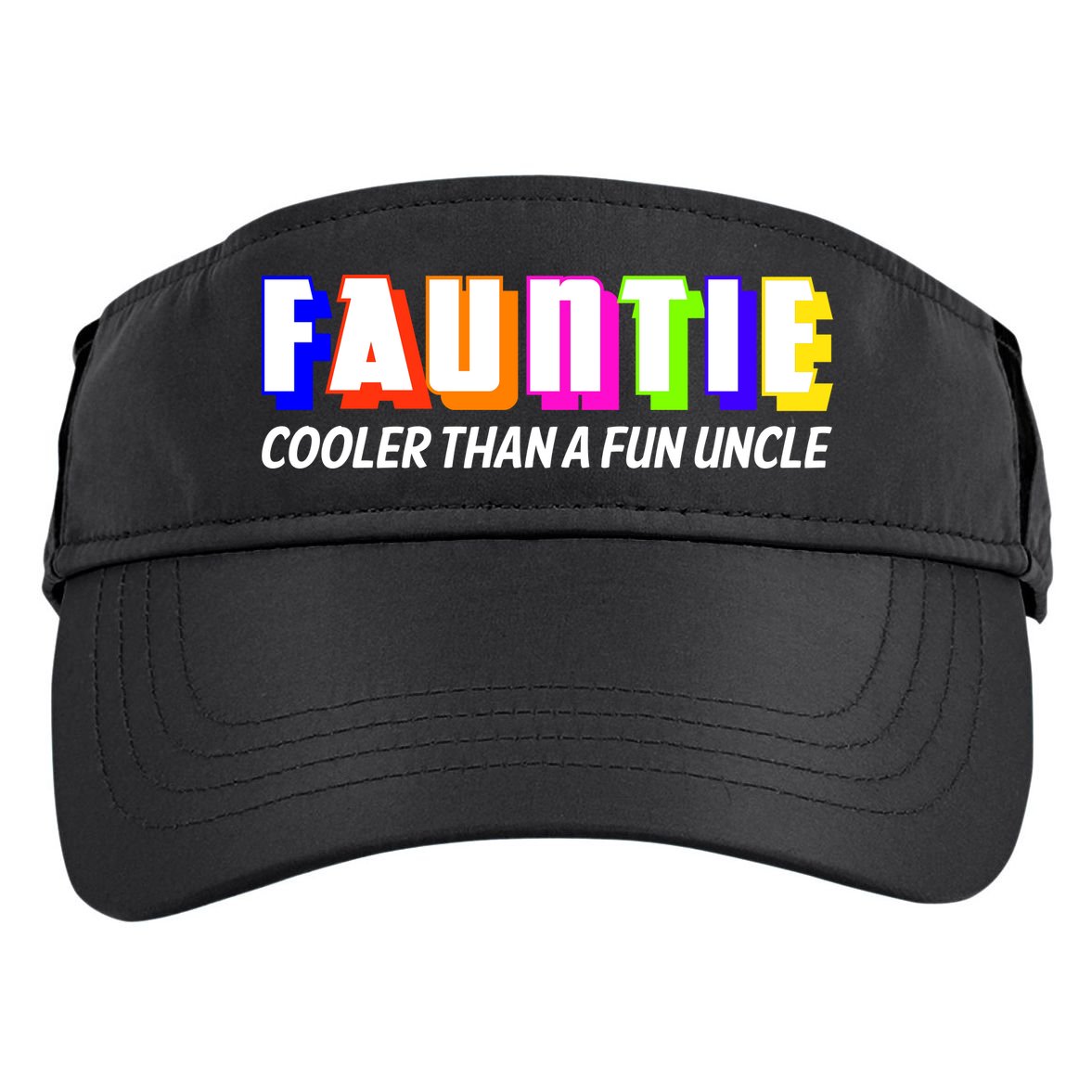 Fauntie Cooler Than a Fun Uncle Funcle Auntie Adult Drive Performance Visor