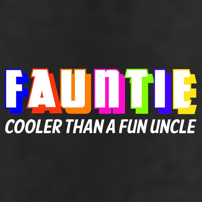 Fauntie Cooler Than a Fun Uncle Funcle Auntie Golf Towel