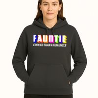 Fauntie Cooler Than a Fun Uncle Funcle Auntie Hoodie
