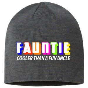 Fauntie Cooler Than a Fun Uncle Funcle Auntie Sustainable Beanie