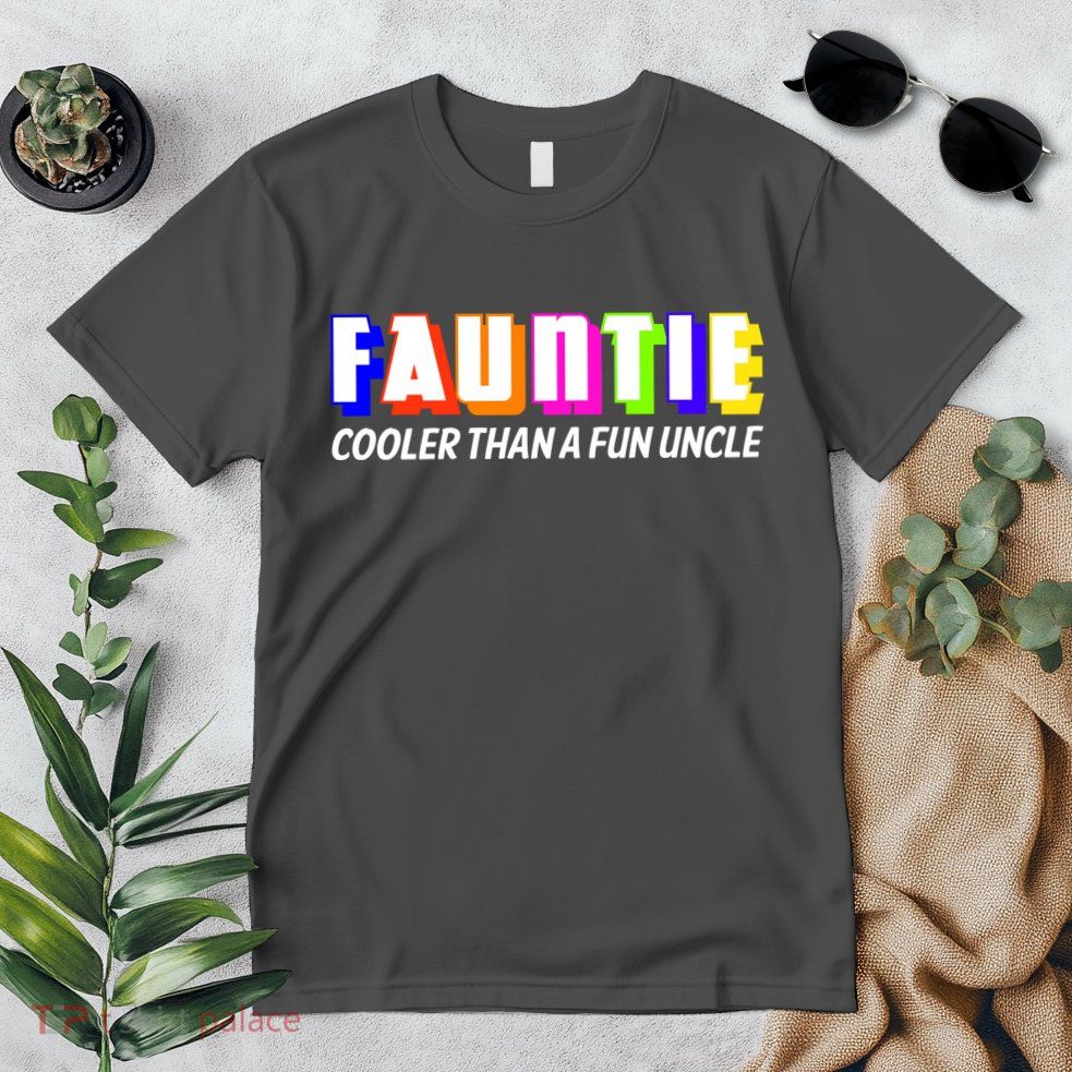 Fauntie Cooler Than a Fun Uncle Funcle Auntie Premium T-Shirt
