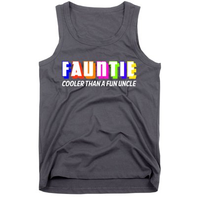 Fauntie Cooler Than a Fun Uncle Funcle Auntie Tank Top