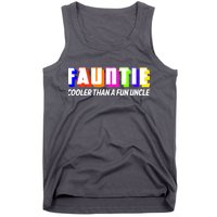 Fauntie Cooler Than a Fun Uncle Funcle Auntie Tank Top