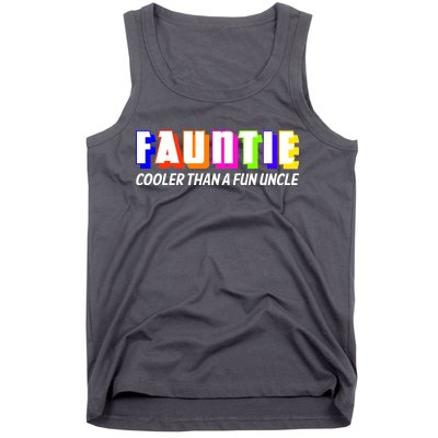 Fauntie Cooler Than a Fun Uncle Funcle Auntie Tank Top