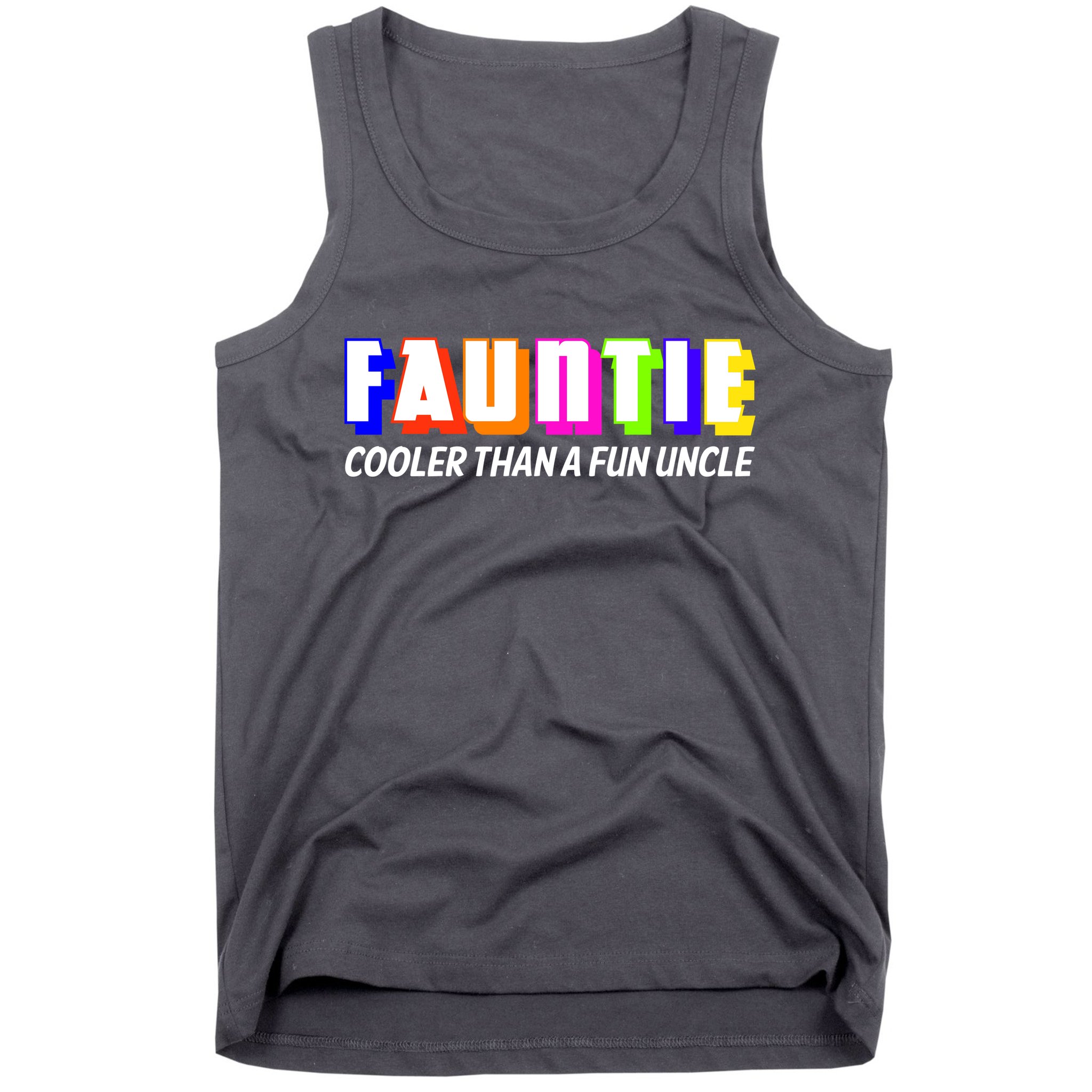 Fauntie Cooler Than a Fun Uncle Funcle Auntie Tank Top