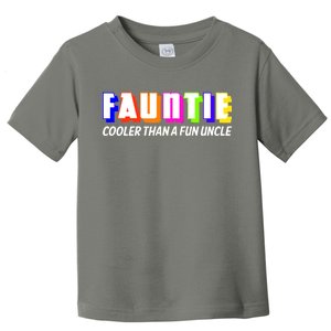 Fauntie Cooler Than a Fun Uncle Funcle Auntie Toddler T-Shirt