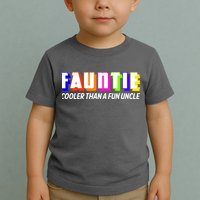 Fauntie Cooler Than a Fun Uncle Funcle Auntie Toddler T-Shirt